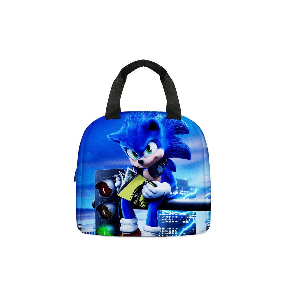 (Style 04) Sonic Lunch Bag Thermal Insulated Cooler Tote bag