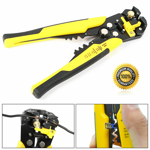Self Adjustable Automatic Cable Wire Crimper Cutter Stripper Tool 1