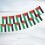 14*21cm 20PCS 5Meter Palestine String Flag Polyester Banners Office Home Decor 1