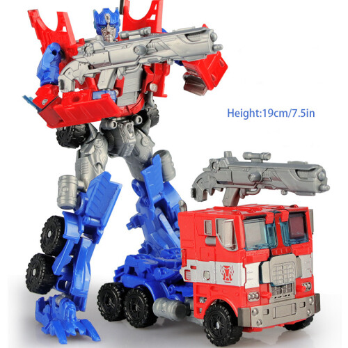(Sky) Transformers Toys Deformation Robot Optimus Bumblebee Grimlock Action Figures