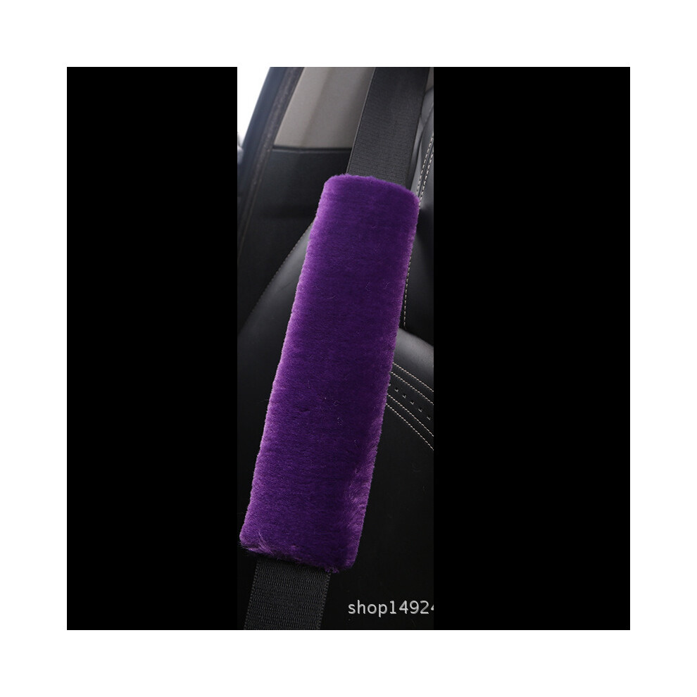 (Purple) Car Seat Belt Pads Safety Cushion Shoulder Strap Covers Harness For Adults Kids Purple 698863090094