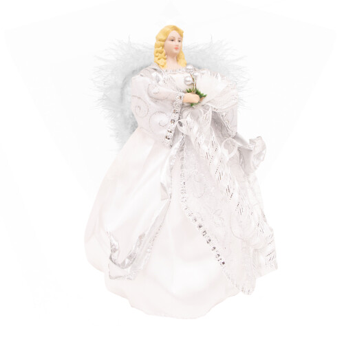 The Christmas Workshop 83960 30cm Silver Christmas Tree Angel 2