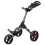 (Gun Metal/Blue) Powakaddy Golf CUBE Cart 3 Wheel Pull / Push Golf Trolley 6