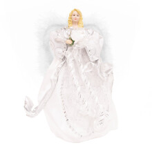 The Christmas Workshop 83960 30cm Silver Christmas Tree Angel
