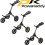 (Gun Metal/Blue) Powakaddy Golf CUBE Cart 3 Wheel Pull / Push Golf Trolley 2