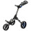 (Gun Metal/Blue) Powakaddy Golf CUBE Cart 3 Wheel Pull / Push Golf Trolley 4