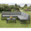 Garden Store Direct GSD Sydney Aluminum Large Corner Lounge Set 6