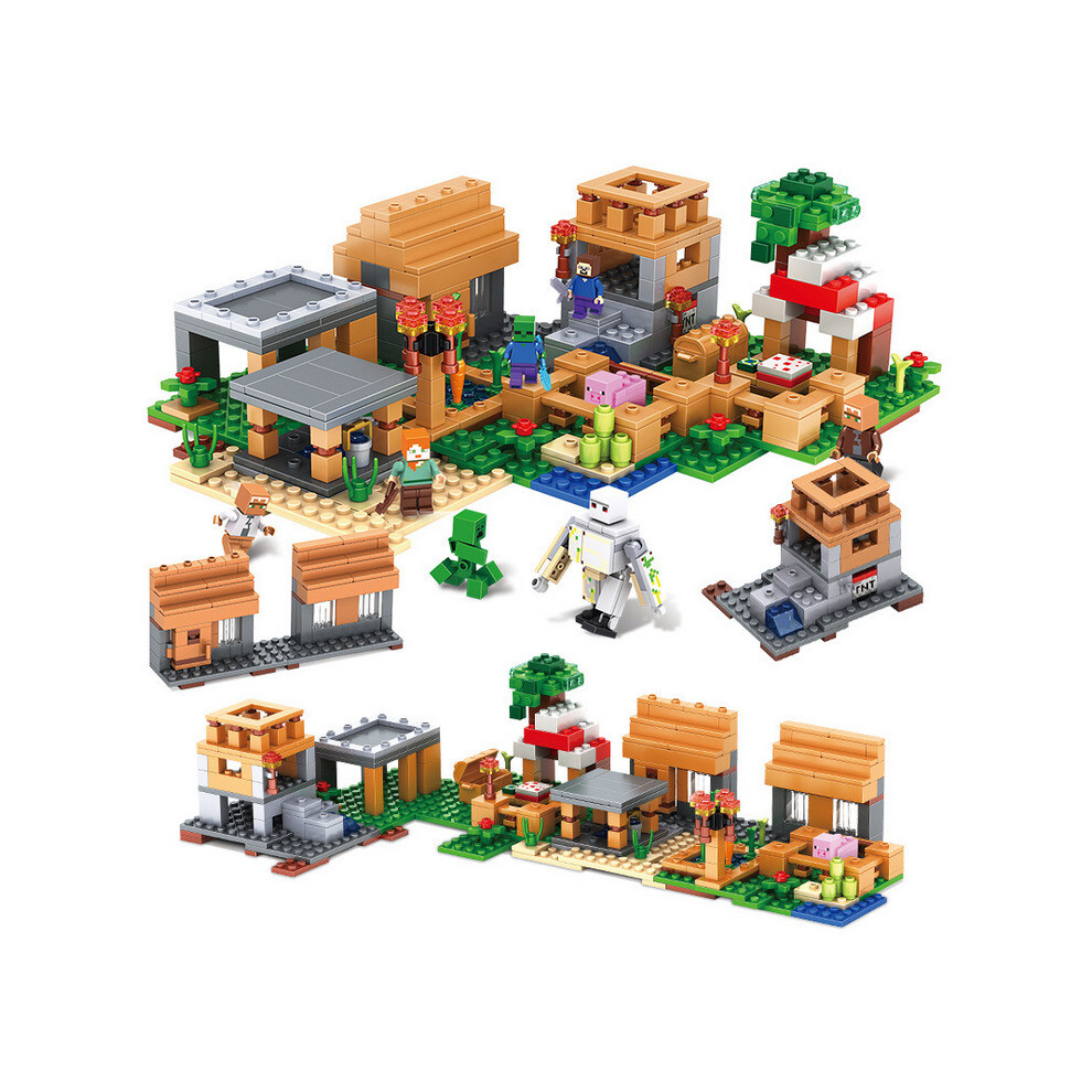 Illager Raid Lego Minecraft Villager Minecraft The Illager Raid