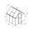 (Mythos Silver 6x6) PALRAM-CANOPIA MYTHOS GREENHOUSE SILVER 5