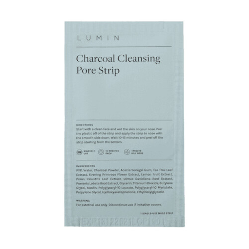 Lumin Charcoal Cleansing Pore Strips