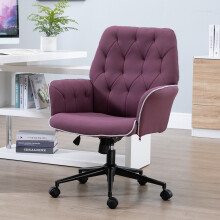 Comfortable Seat Purple Fabric Swivel Office Pc Laptop Chair,Best