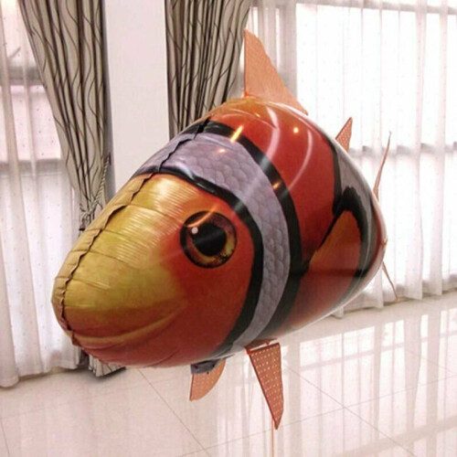 (Nemo Fish) Remote Control Fly Air Shark Toy Inflatable Fish 2