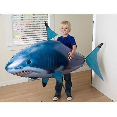 (Shark Fish) Remote Control Fly Air Shark Toy Inflatable Fish 1