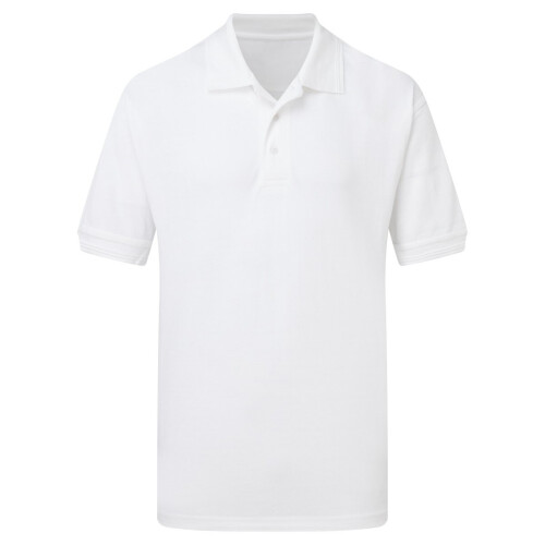 (White, 3XL) Ultimate Clothing Heavyweight Polo Shirt Unisex