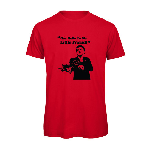 Red M Retro Al Pacino Scarface Graphic 100 Organic Very High Quality T shirt Gift Boxed Perfect Christmas Birthday Gift on OnBuy