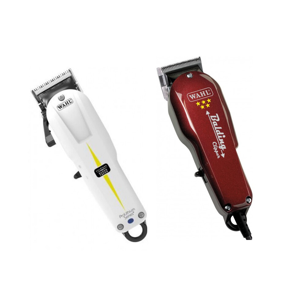 Wahl Cordless Super Taper Clipper and Balding Clipper