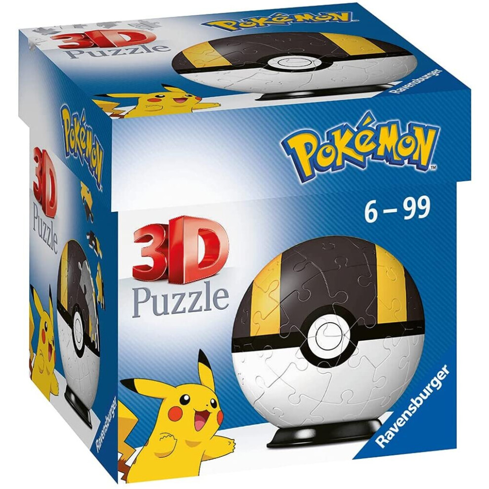 Ravensburger Pokemon Ultra Ball 3D Jigsaw Puzzle - 54 Pieces