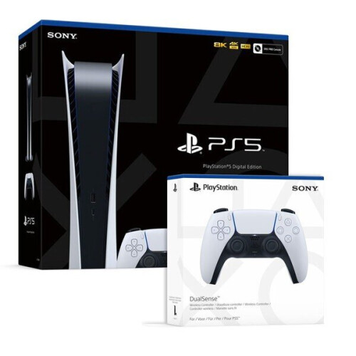 Playstation Sony PlayStation 5 Digital Console & Additional Dualsense Controller