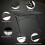Costway Z-Shape Computer Desk Workstation w/ LED Lights & Carbon Fibre Surface 4
