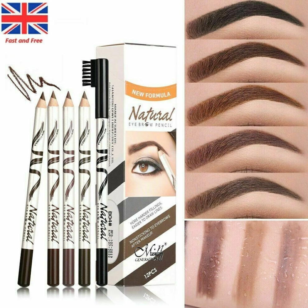 (Brown) Professional Eyebrow Pencil With Brush