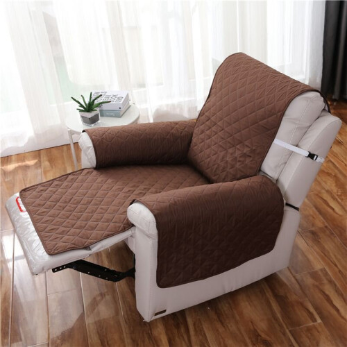(Coffee) Pet Dog Chair Couch Slipcover Mat Recliner Sofa Protector Armchair Throw Cover