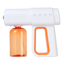(Orange) K6X Nano Spray Gun Wireless House Disinfection Sprayer Portable USB Rechargeable