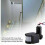(Black 12-24V) PIR Motion Sensor 220V 12V Movement Detector Rotating Outdoor Timer Light Switch 11