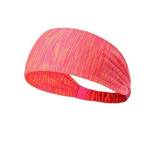 (Red) Sports Yoga Gym Running Elastic Wide Headband