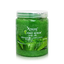 Xtreme Collection Aloe Vera & Menthol Foot Scrub 1000ml Soothing & Exfoliating Foot Care for Soft, Refreshed Feet |Hydrating Natural Foot Scrub
