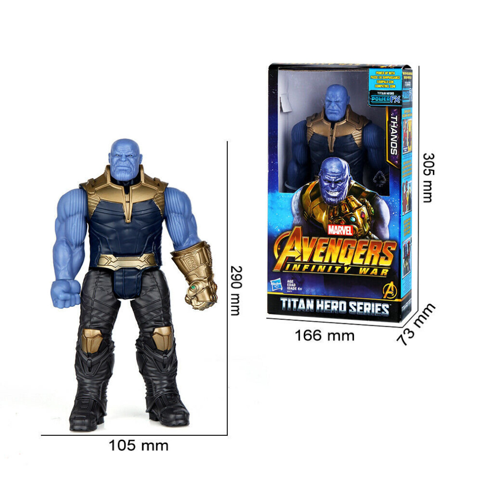 (#1?Thanos) Avengers Titan Hero Series 12" Thanos Iron Spiderman Hulk Thor Action Figures