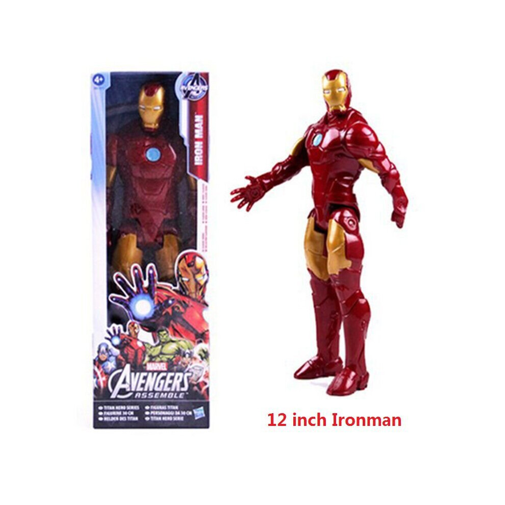 (#13?Ironman) Avengers Titan Hero Series 12" Thanos Iron Spiderman Hulk Thor Action Figures