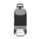 (Black) 6 Wheel Push Shopping Trolley 1