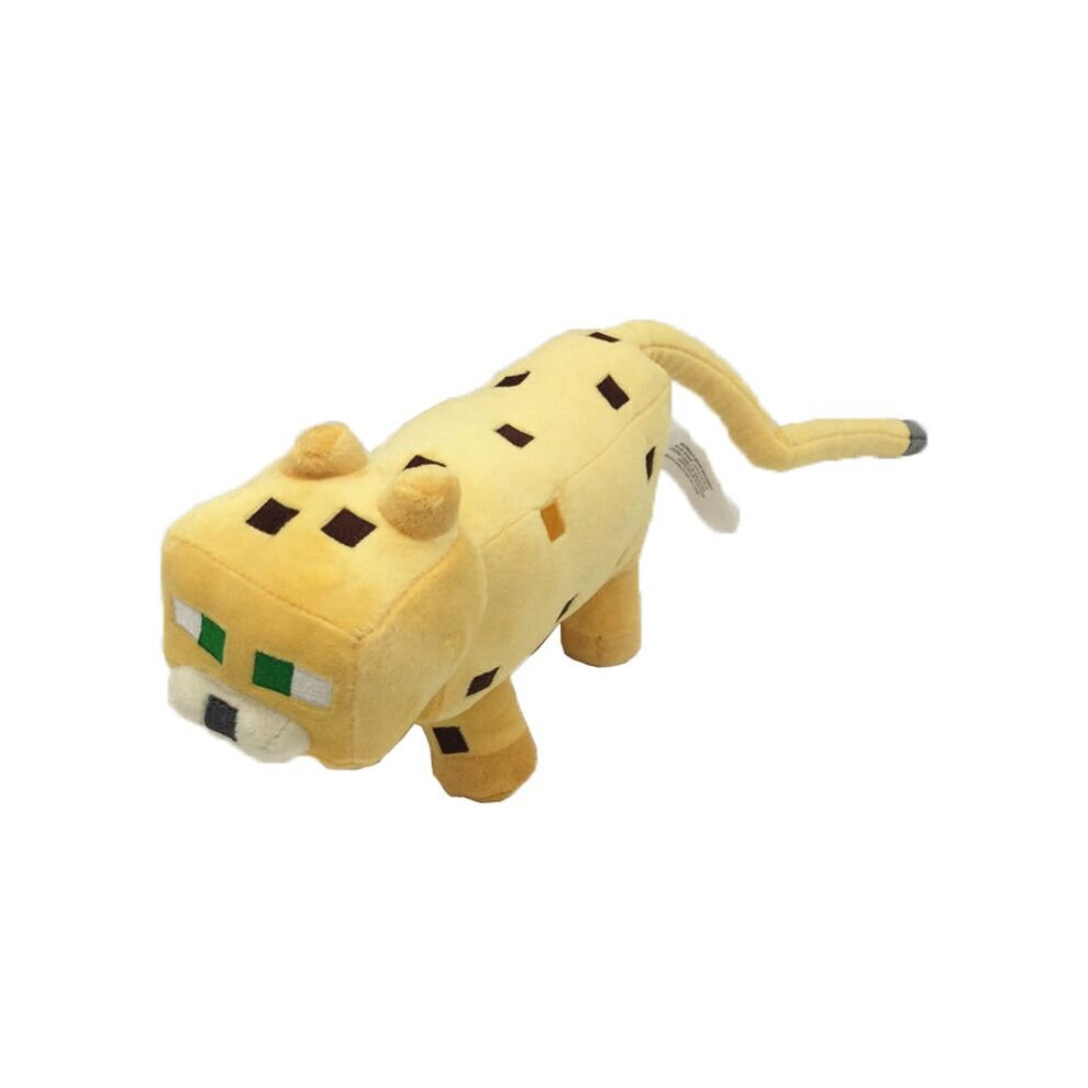 ( Cat, 45Cm) Minecraft Plush Toys Minecraft Creeper Enderman Wolf Stuffed Toys Pixel Doll Yellow