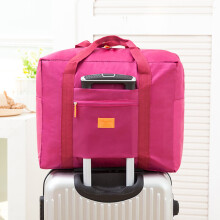 (Red) Big Foldable Travel Storage Luggage Carry-on Organizer Hand Shoulder Bags