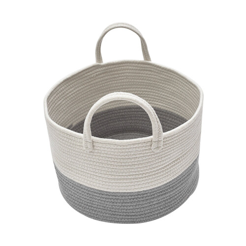 Living And Home Woven Hamper Laundry Washing Clothes Storage Basket 1