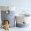 Living And Home Woven Hamper Laundry Washing Clothes Storage Basket 7