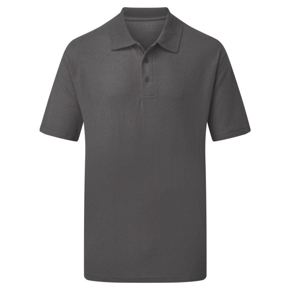 (Charcoal, 3XL) Ultimate Clothing Everyday Polo Shirt Unisex