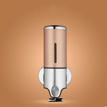 (Gold) Wall Mounted Soap Dispenser Stainless Steel 500ml Shower Pump for Bathroom Hotel