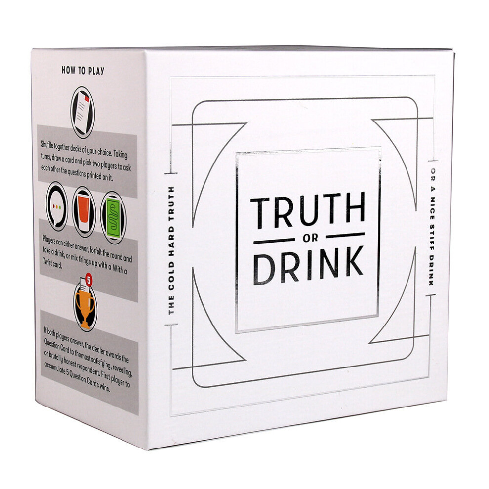 Truth or Drink: Adult Drinking Card Game for Parties - Dare or Shots, Fun Night Game