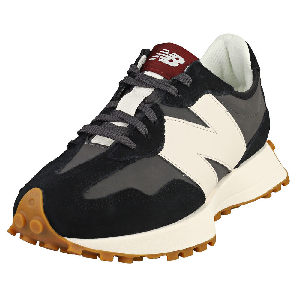 (5) New Balance 327 Womens Fashion Trainers in Black White