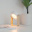(White) Portable Foldable USB Rechargeable Dimmable LED Lantern Night Light Table Lamp 6