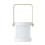 (White) Portable Foldable USB Rechargeable Dimmable LED Lantern Night Light Table Lamp 3