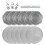 Christmas Table Decor Set For 6 Festive Dinner Setting All Silver 1