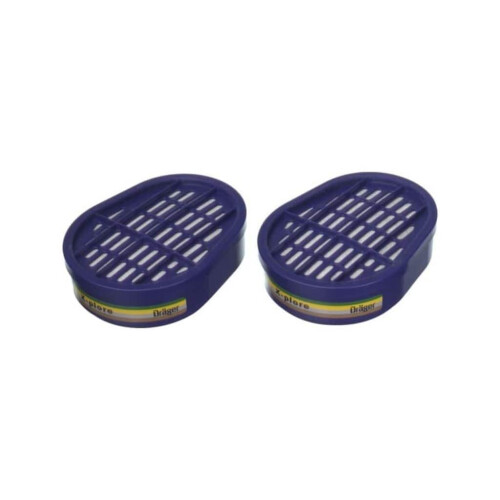 Dr?ger 2x Mask Filter with Bayonet Connection Respirator Accessories Filter