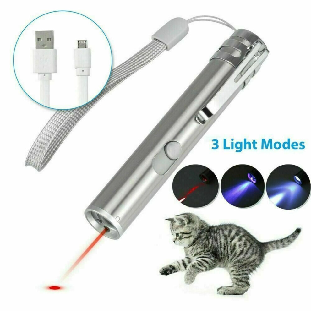 LASER POINTER USB - 3 In 1 Cat Pet Toy