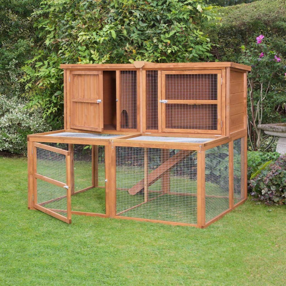 5ft Kendal Rabbit & Guinea Pig Hutch/Run Combo