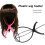 (Black) Wig Storage Holder Foldable Creative PP Folding Wig Stand Stable Tool for Home 3