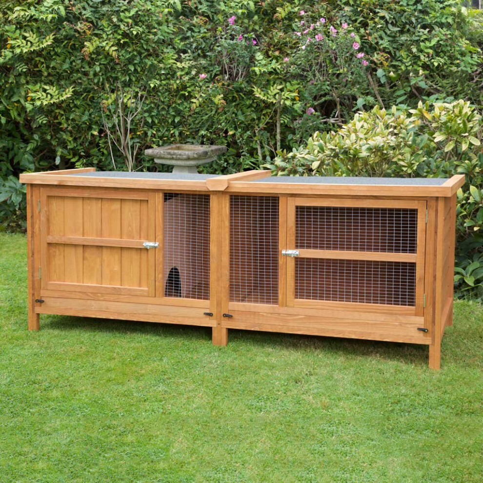 6ft Chartwell Single Luxury Rabbit Guinea Pig Hutch