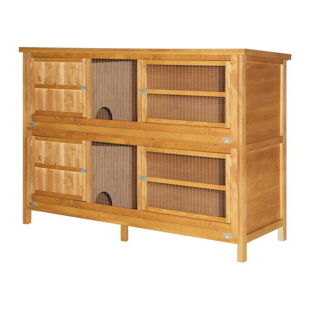 6ft Chartwell 2 Tier Guinea Pig Hutch for keeping your pets separate
