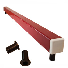 (Red) Raised Steel Removable Darts Oche Pro